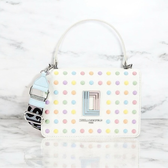Karl Lagerfeld Handbags - Karl Lagerfeld Paris Simone Candy Dot Crossbody Bag